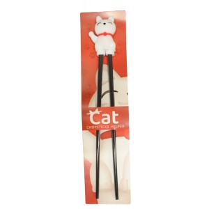 Палочки для начинающих, белые, Lucky Cat