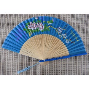 Веер, голубой