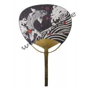 Веер бумажный, рыба