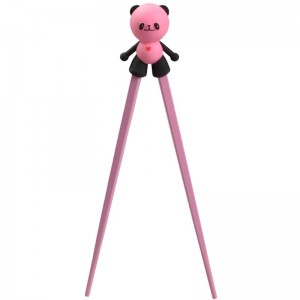 Палочки для начинающих, розовые, панда