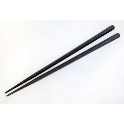 Pulgad, plastik, must, kuuskant (1 paar)